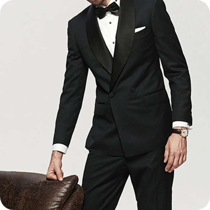 Latest Coat Pant Designs Black Men's Classic Suits Man Blazers Jacket Casual Business Tuxedo Custom Made Custume Homme 2Piece | Мужская
