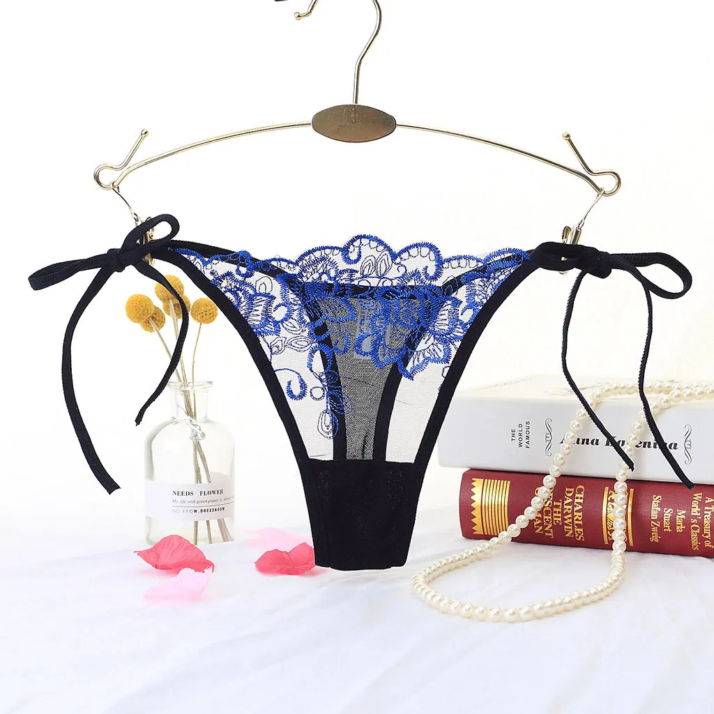 FREE OSTRICH Women's Lingerie Lace T-Back enthusiasm Beautiful Tintin Thongs Sexy Underwear Charming Sleepwear |