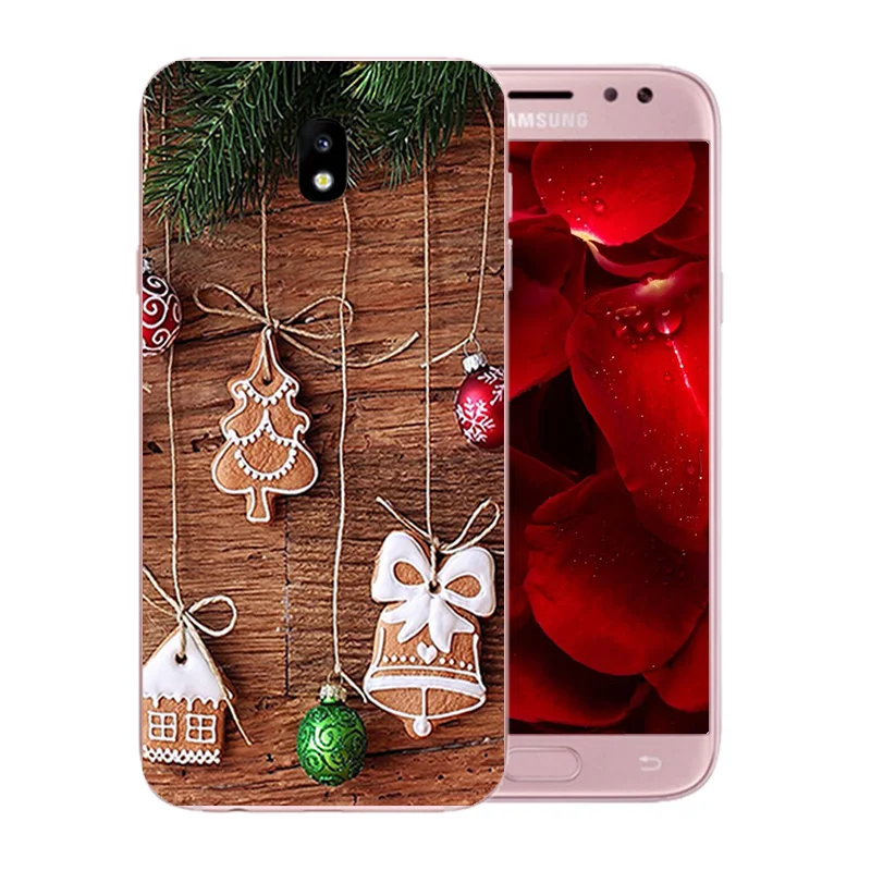 Чехол для Samsung Galaxy J5 2017 силиконовый чехол с рисунком Merry X'MAS Pro J530F чехлы