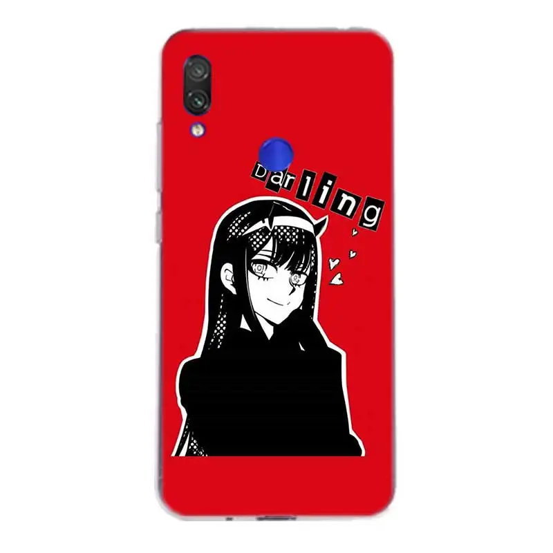 Силиконовый чехол Darling in the Franxx Zero Two для Xiaomi Redmi Y3 S2 Y2 Note 7 6 5 Pro 4 4X 5A 6A Pocophone F1 Mi 8 A2 lite 9