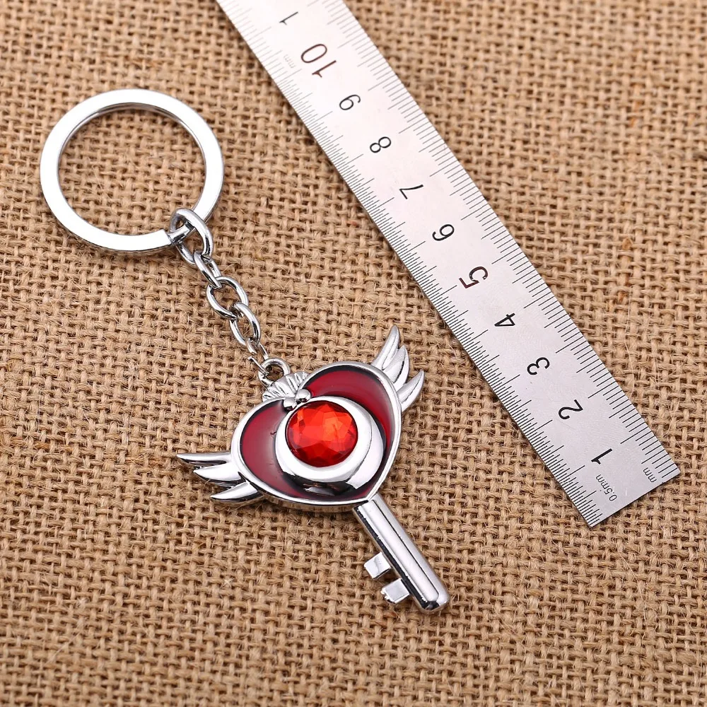 

Cartoon Sailor Moon figure Keychain Key Metal bag Pendant Key Chain Jupiter Women Jewelry Heart chaveiro key holder Cosplay gift