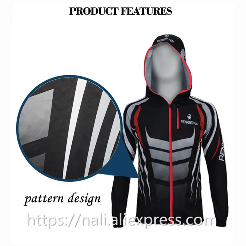 Мужская профессиональная одежда дышащая быстросохнущая Рыбацкая рубашка с