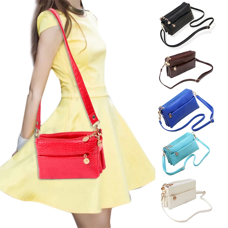 

2018 Hot Sale Women Bag New Small Shoulder Bag Crocodile Pattern Crossbody Bags for Women Beach Bag Carteras Mujer De Hombro Sac