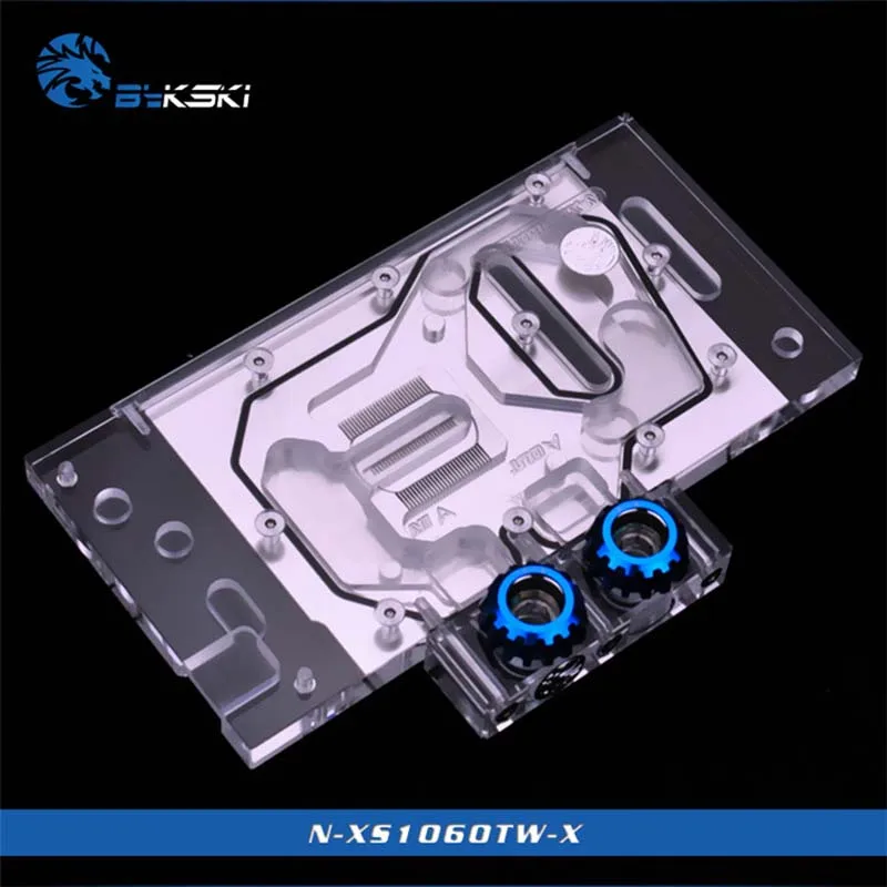 Bykski N-XS1060TW-X GPU водный блок для ASL GTX1060 Warlord/Eagle/Skynet полное покрытие графическая карта