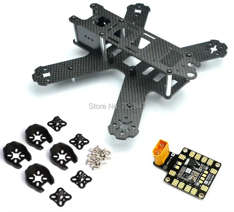 QAV210 210 мм полный углеродного волокна матек PDB XT60 W/BEC 5 В & 12V 2 унц. красный зеленый