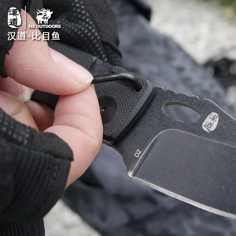 Складной нож HX D2 Blade G10 походные ножи для выживания Многофункциональный