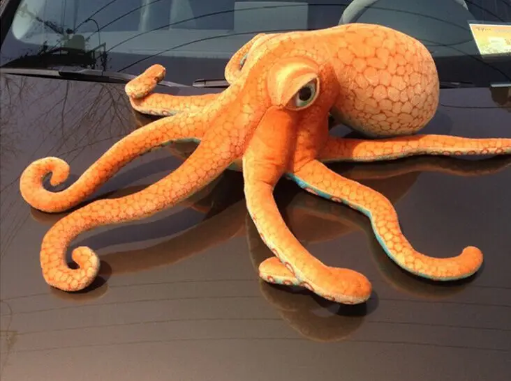 Новая необычная игрушка осьминог симулятор плюшевая искусственная кукла подарок около 80x25 см