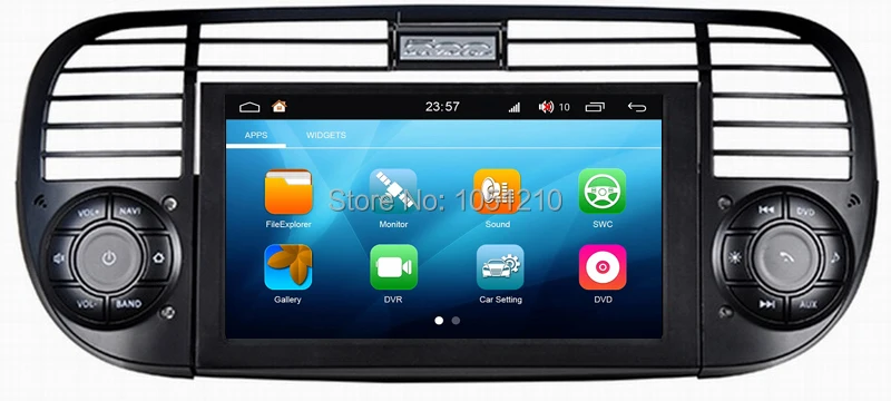 Ouchuangbo 8 ядер android 9 0 авто стерео радио для Fiat 500 2006 2013 с 1080P видео Зеркало Ссылка 2 ГБ +