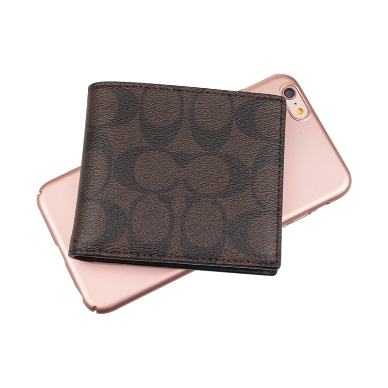 Coach Compact ID Wallet In Signature F74993/F25519/F75083/F66551 | Багаж и сумки