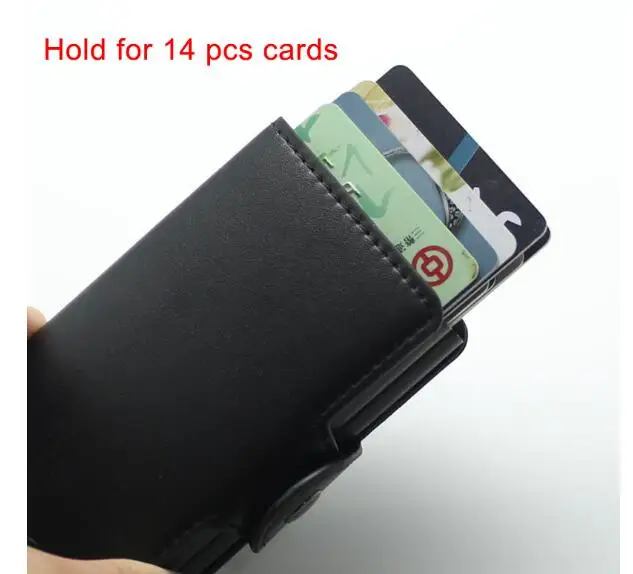 Высококачественный RFID автоматический всплывающий алюминиевый ящик кожаный
