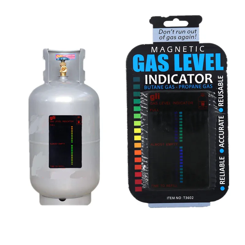 

50pcs/lot Gas Tank Level Indicator Magnetic Gauge Caravan Bottle Propane Butane LPG Fuel Gas Tank Level Indicators 30% off