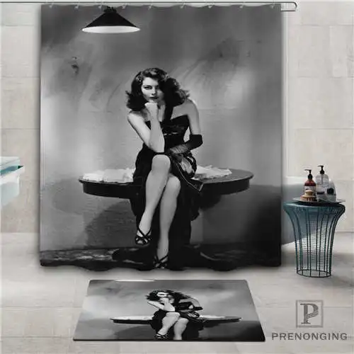 Индивидуальный pin up girl (8) водонепроницаемый занавеска для душа коврик дома ванной