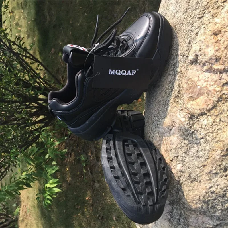 2018 обувь Белая женские модные брендовые кроссовки на платформе в стиле ретро