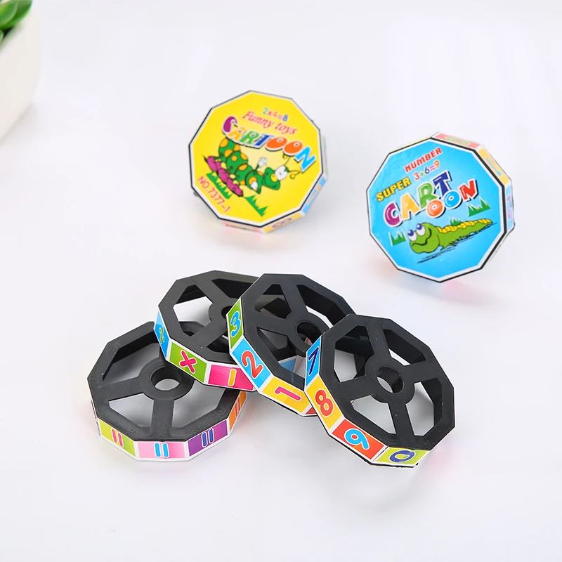 

funny Children Kids Mathematics Numbers Magic's Cube Toy Hand Spinner Puzzle Game Gift