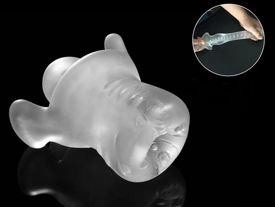 Петух Фаллоимитатор Полный Доступ Туннель Butt Plug Полый Анальный Взрослых