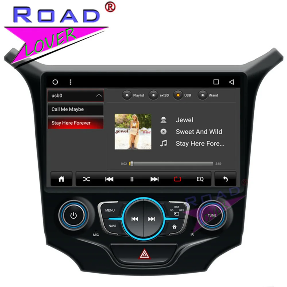 Автомагнитола Roadlover Android 8.1 Car Media Center Player Radio для Chevrolet Cruze 2015 Stereo GPS Navigation Automagnitol Two Din БЕЗ DVD.