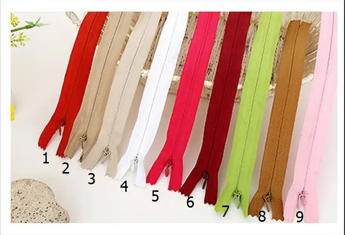 10 шт Meetee 3 #20 см 40 50 60 змейки невидимки DIY нейлоновая застежка молния для шитья