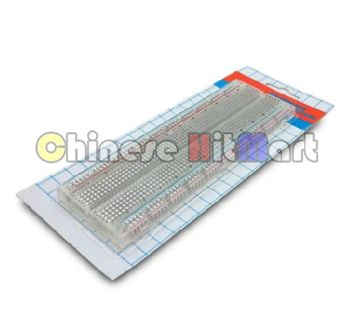 Миниатюрный беспаечный прототип прозрачная макетная плата 830 точечная печатная