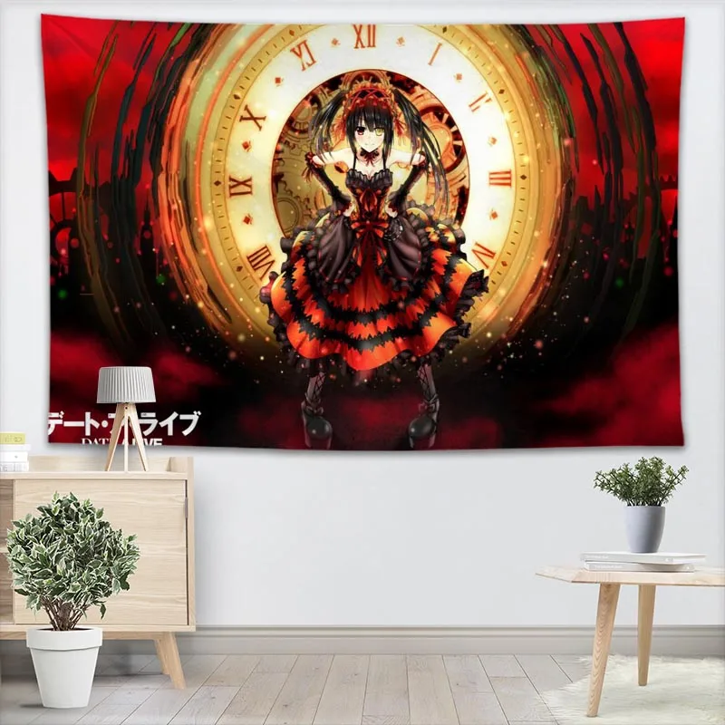 Настенный Гобелен Date A Live украшение для детской комнаты туристическая палатка
