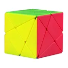 2019 Qiyi Axis Skewcube Cube Magic для детей и взрослых, подарок на день рождения, черная наклейка, наклейка lesss