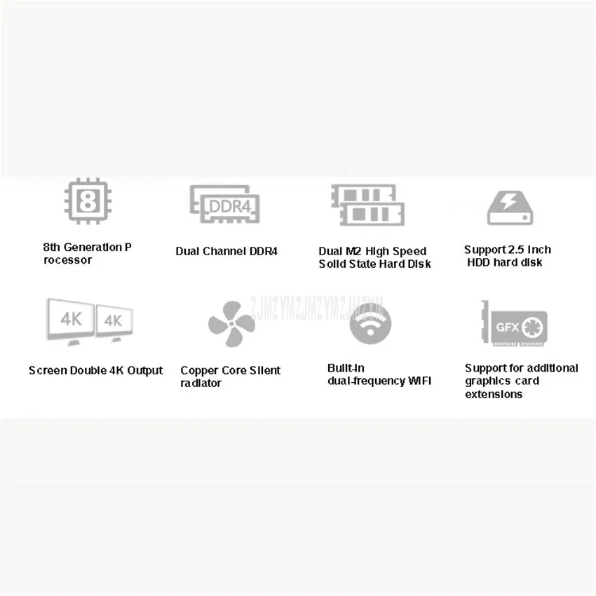 S200 8750H 128 Гб SSD 4G i7 памяти процессор Win10 система UHD630 Видеокарта мини настольный ПК