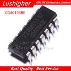 Новый оригинальный CD40106BE DIP CD40106 DIP14 IC, 10 шт.