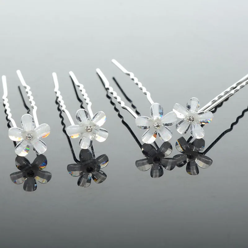 20 шт./партия заколки для волос в виде цветов|flower hair pin|fashion pinshair pins |