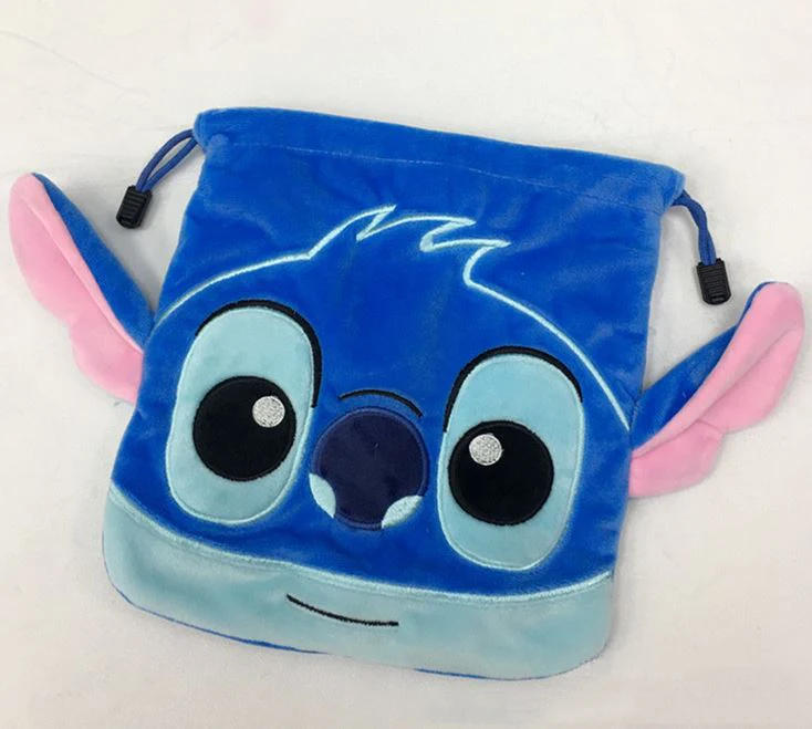 1 шт. Очаровательная сумка для монет lilo& stitch, плюшевая сумка на шнурке, мультяшный Кошелек для монет, дорожная сумка, маленькие мини сумки, плюшевые игрушки