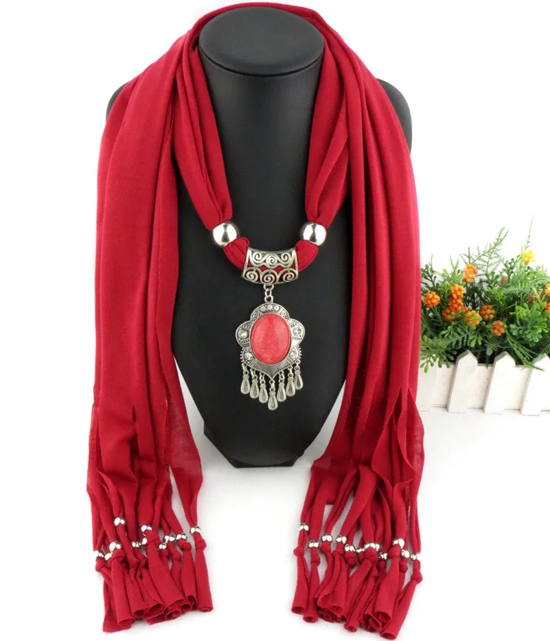 Новые Подвески зимний Шарф Ожерелья кисточкой из бисера Старинные национальные