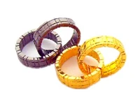 metal 2 colors easy to do tricks through rings magical props kids children toy gift himber ring close up magic toys 2021