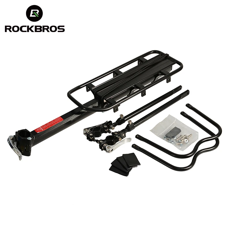 Rockbros все быстрое освобождение заднего багажника алюминиевого сплава MTB