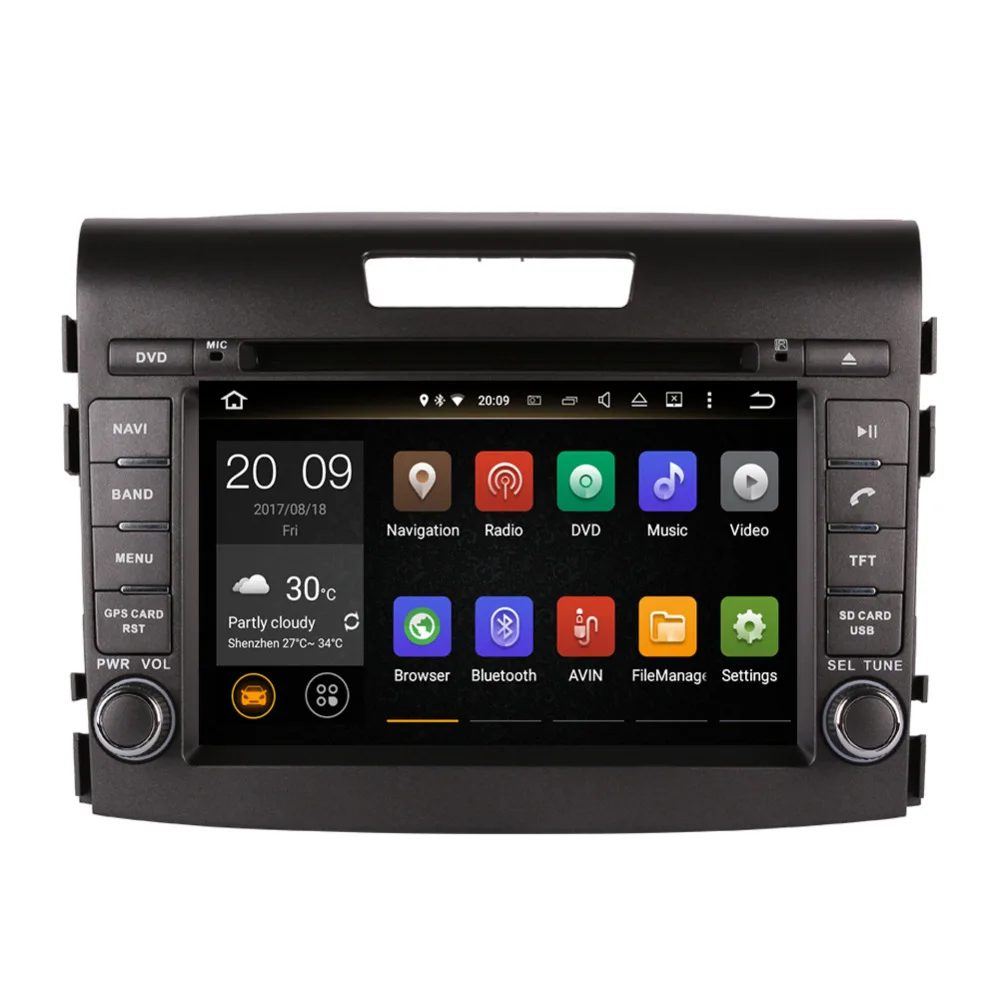 Автомобильный мультимедийный плеер 7 дюймов 4 Гб ОЗУ Android 8 0 Восьмиядерный