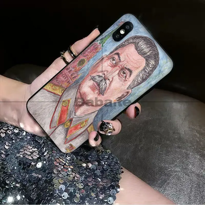 Babaite Сталин Советский Союз ТПУ Мягкий силиконовый чехол для телефона iPhone X XS MAX 6 6s 7