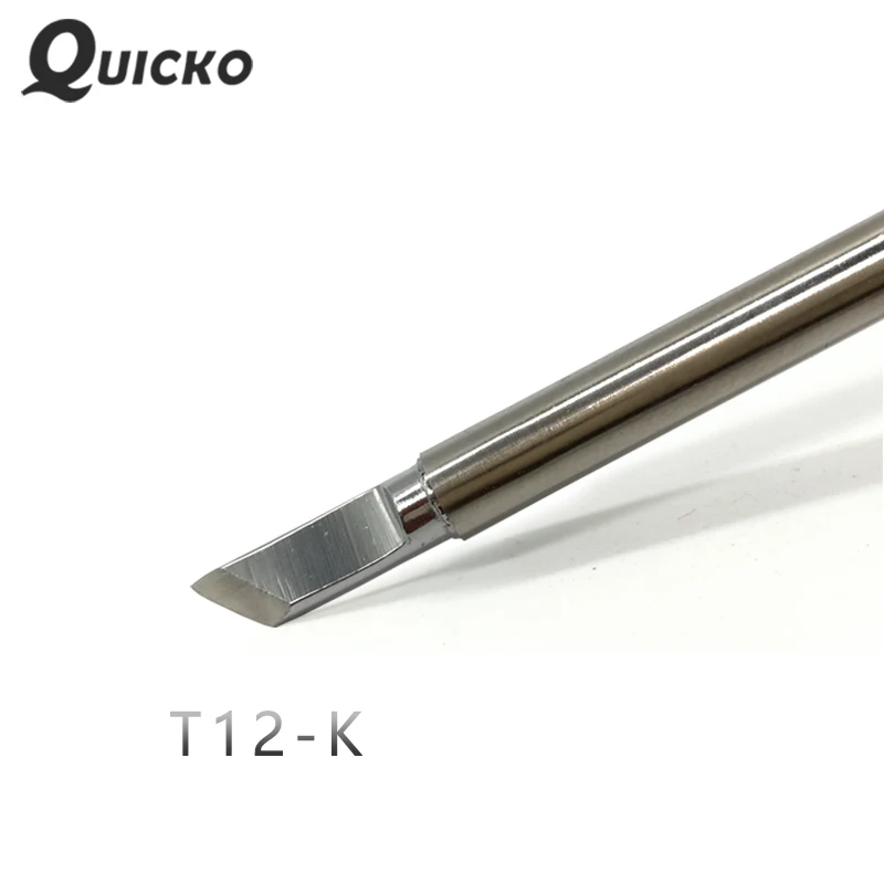 QUICKO T12 K форма серии электронные ПАЯЛЬНЫЕ НАКОНЕЧНИКИ для сварки железа