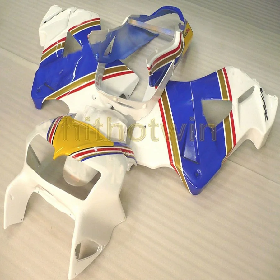 C Пользовательские мотоциклетные обтекатели ABS для HONDA VFR800 1998 1999 2000 2001 VFR 800 98 99 00 01+ 5 подарков+ синий белый кузов - Цвет: C