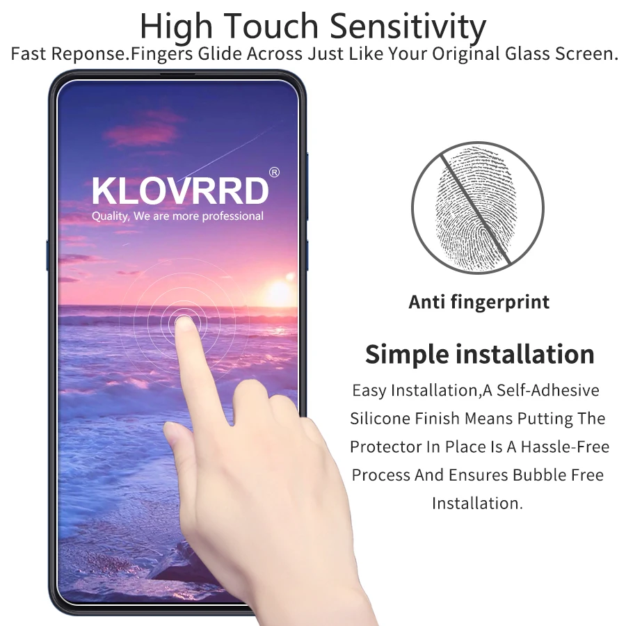 KLOVRRD закаленное Стекло для xiaomi mi x 3 Экран протектор x3 защитная пленка Anti