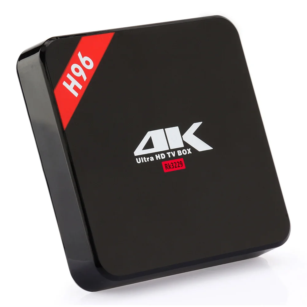 H96 RK3229 1g/8g android 6 0 tv Box Quad Core2High speed WiFi Bluetooth 4 1 HD медиаплеер телеприставка высокая
