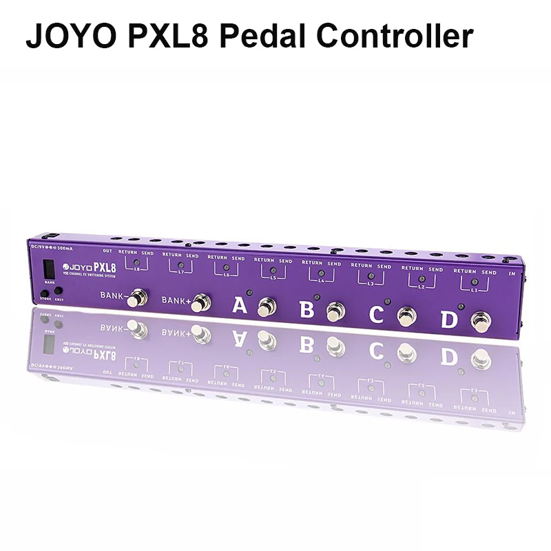 Программируемая гитарная педаль JOYO PXL8 с 8 петлями переключатель маршрутизатор