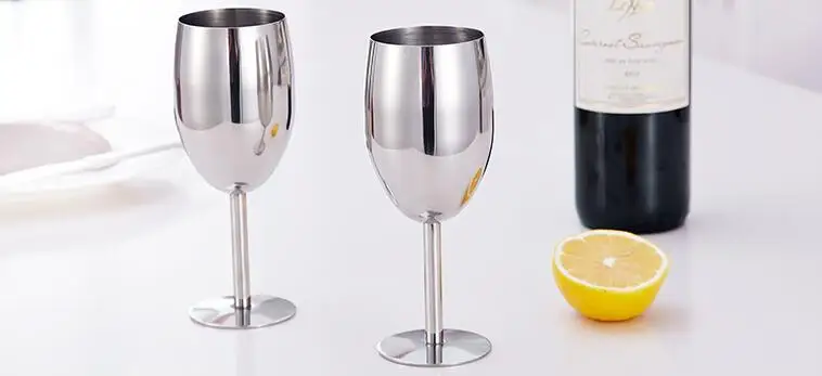 1 шт. бокал для вина из нержавеющей стали 304 вечерние бокалы шампанского свадебные