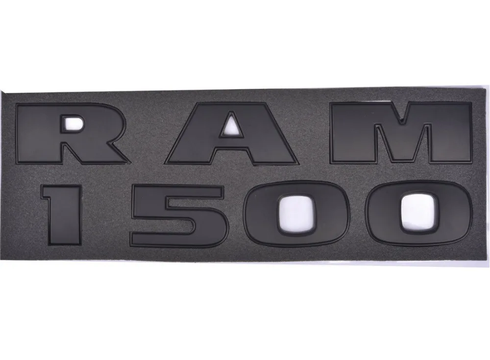 3x OEM ram 1500 plus 4x4 значок с эмблемой 3D эмблема наклейка именная табличка черный