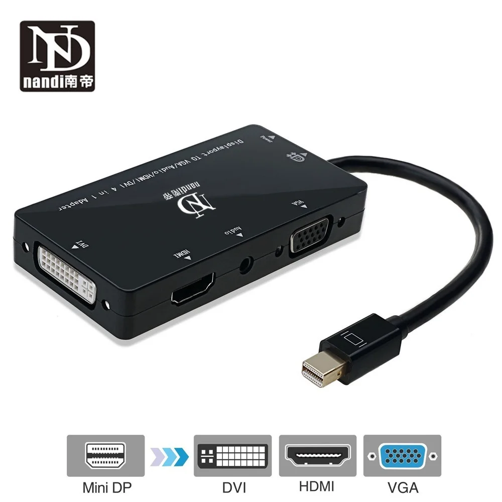 Thunderbolt 2 Док станция для мини дисплей Порты и разъёмы к HDMI VGA DVI мульти концентратор