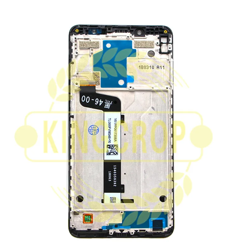 Для Xiaomi Redmi note 5 pro ЖК-экран + цифровой преобразователь сенсорного экрана с рамкой