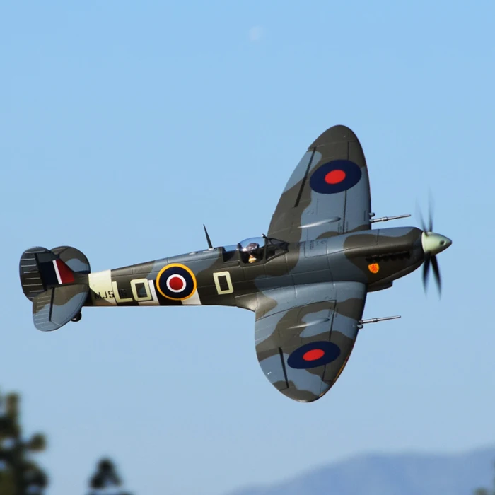 Модель радиоуправляемого самолета Freewing Flightline 1200 мм размах крыльев Spitfire PNP|rc