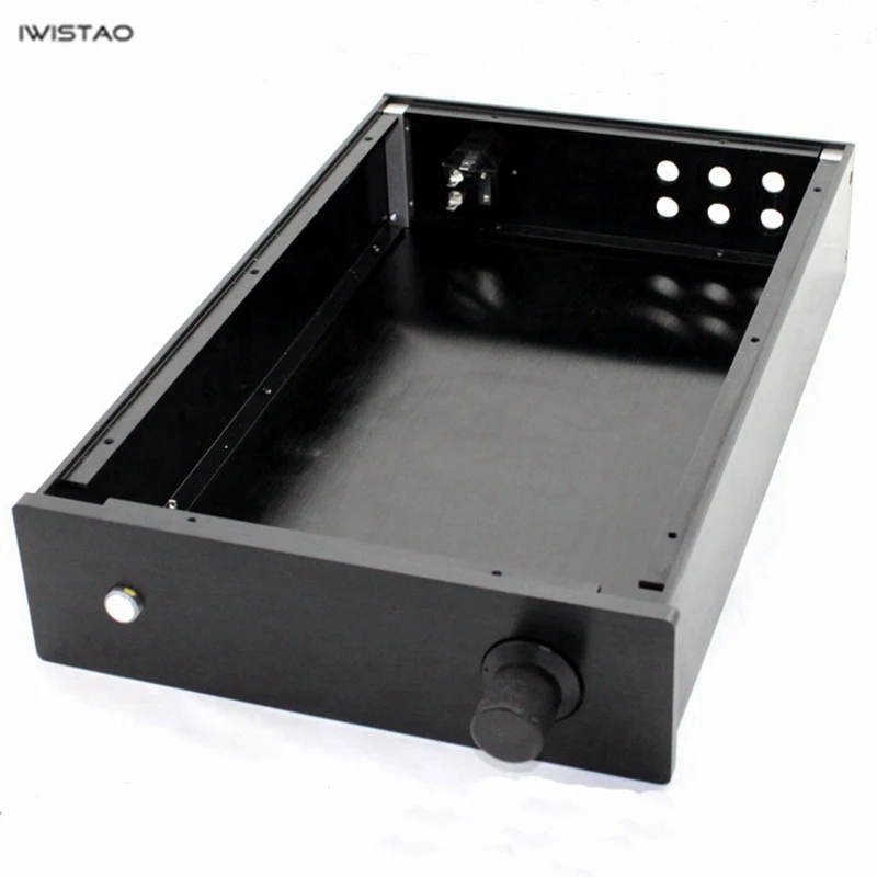Корпус усилителя трубки IWISTAO HIFI W236 * D363 h70 мм полностью алюминиевый