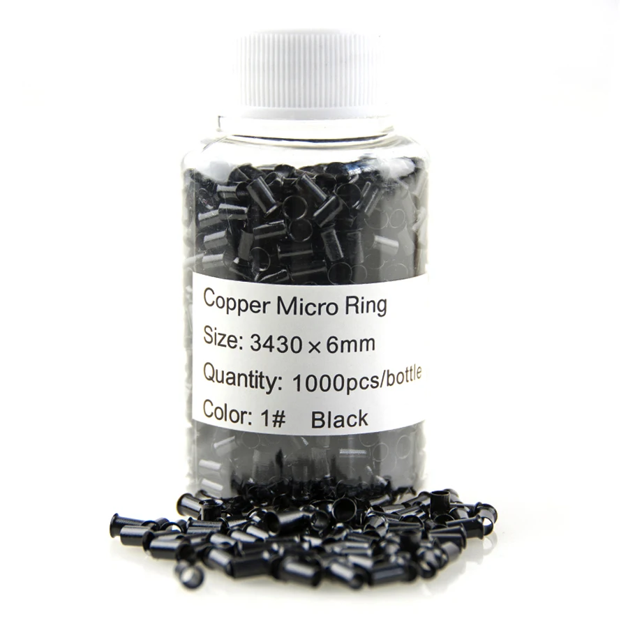 1000 шт./лот Медные Трубы Micro Кольца 3.4*3.0*6 мм Flare Кольцо инструменты для Микро