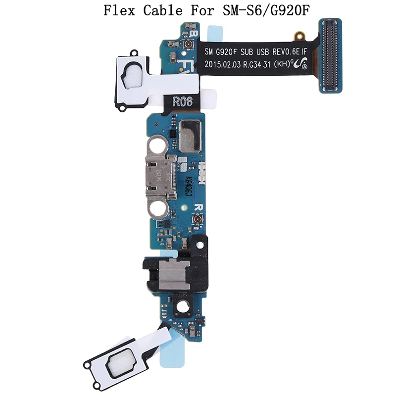 USB зарядное устройство док станция разъем гибкий кабель для Samsung Galaxy S6 S7 edge S8 S9 plus