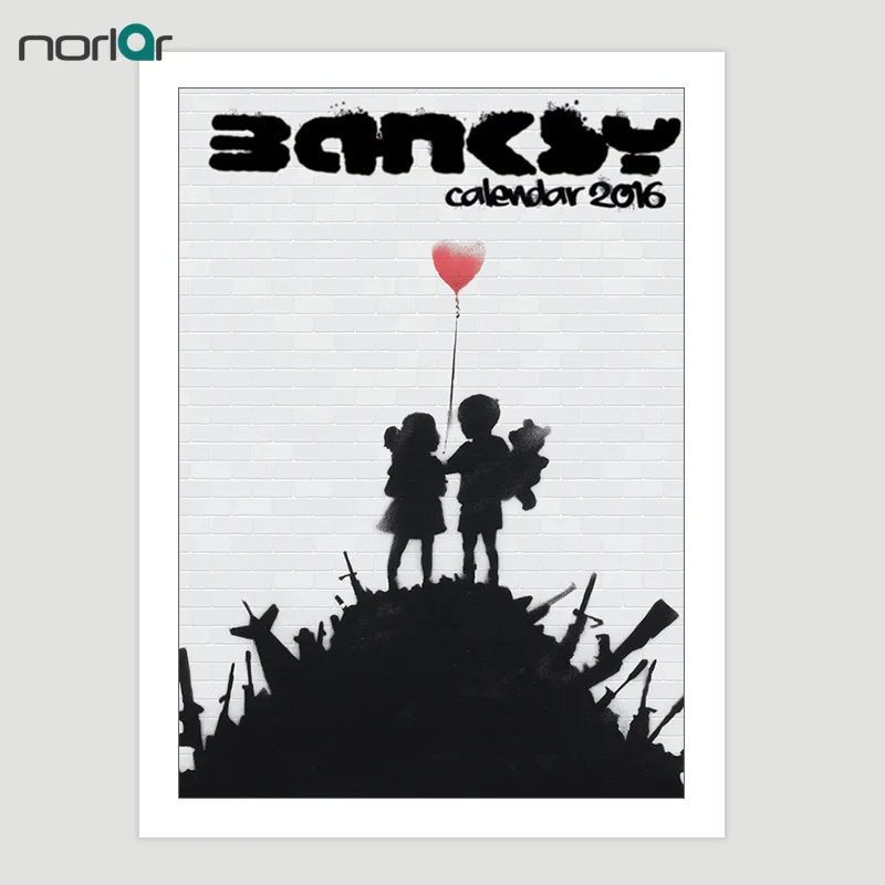 HD Печатный популярный банский уличный Искусство граффити Гангстер дети на