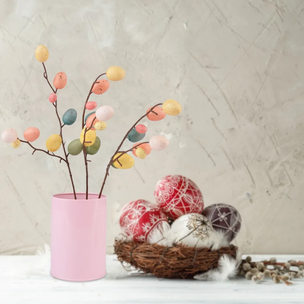FunPa 3 шт. пасхальное яйцо дерево Декор творческие ветки с рисунком яиц пасхальные