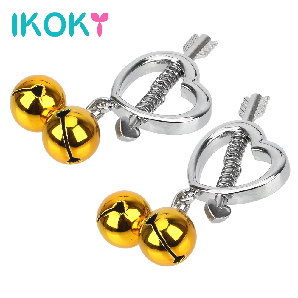 IKOKY секс игрушка для женщин пар стимулятор сосков 1 пара в форме сердца