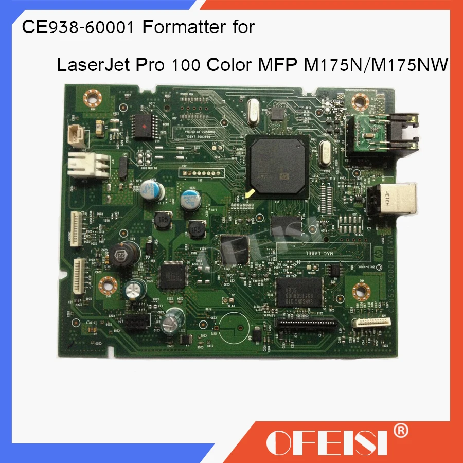 Фото Original CE938-60001 CE853-60001 Formatter Board logic Main Board mother board For HP color MFP M175N/M175NW 175A printer parts №2